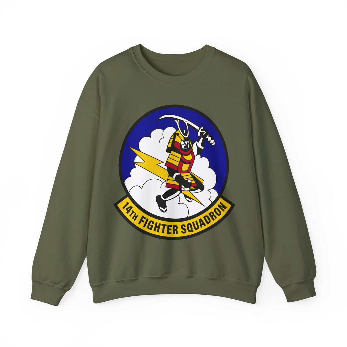 Crewneck Sweatshirt - USAF - 14th Fighter Squadron wo txt