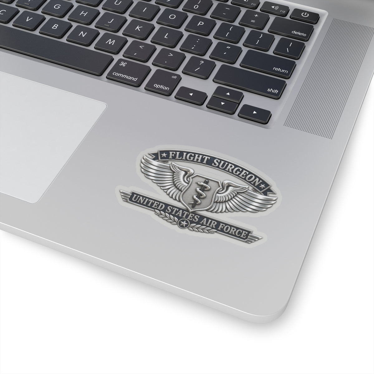 Kiss-Cut Stickers - USAF - Flight Surgeon Badge - United States Air Force - 3D - Enhanced