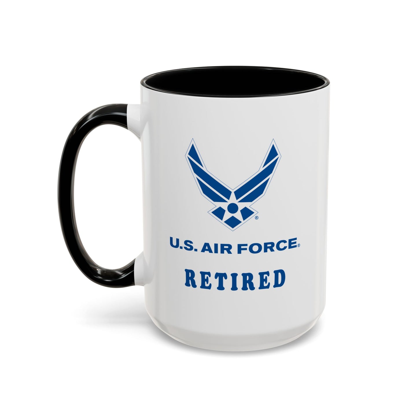 Accent Coffee Mug (11oz & 15oz) - USAF - Air Force - Retired X 300