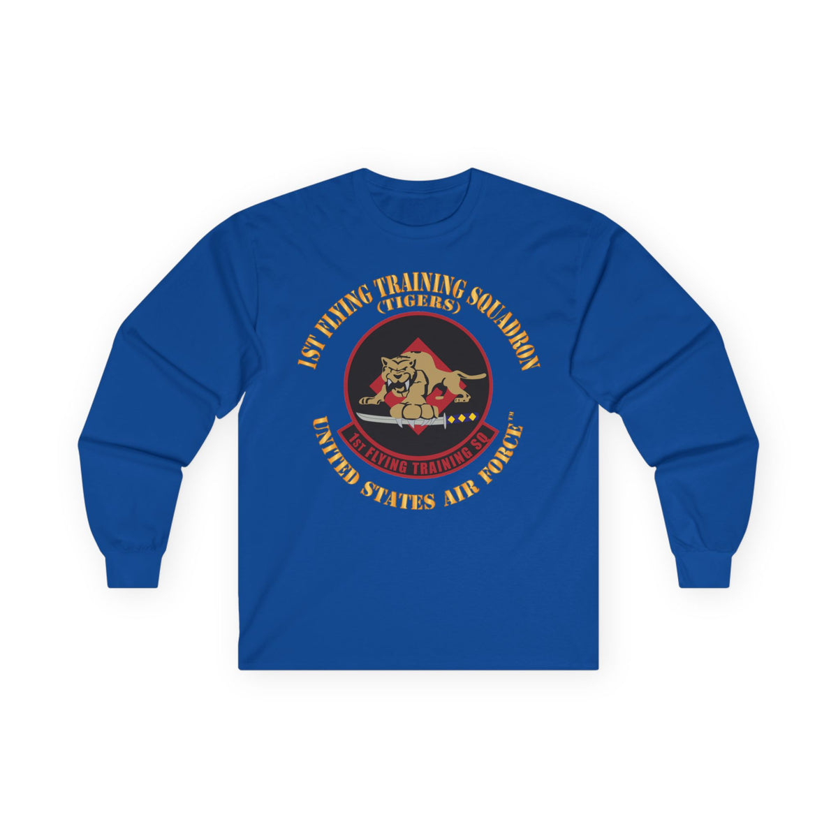 Unisex Ultra Cotton Long Sleeve Tee - USAF - 1st Flying Training Squadron - Tigers