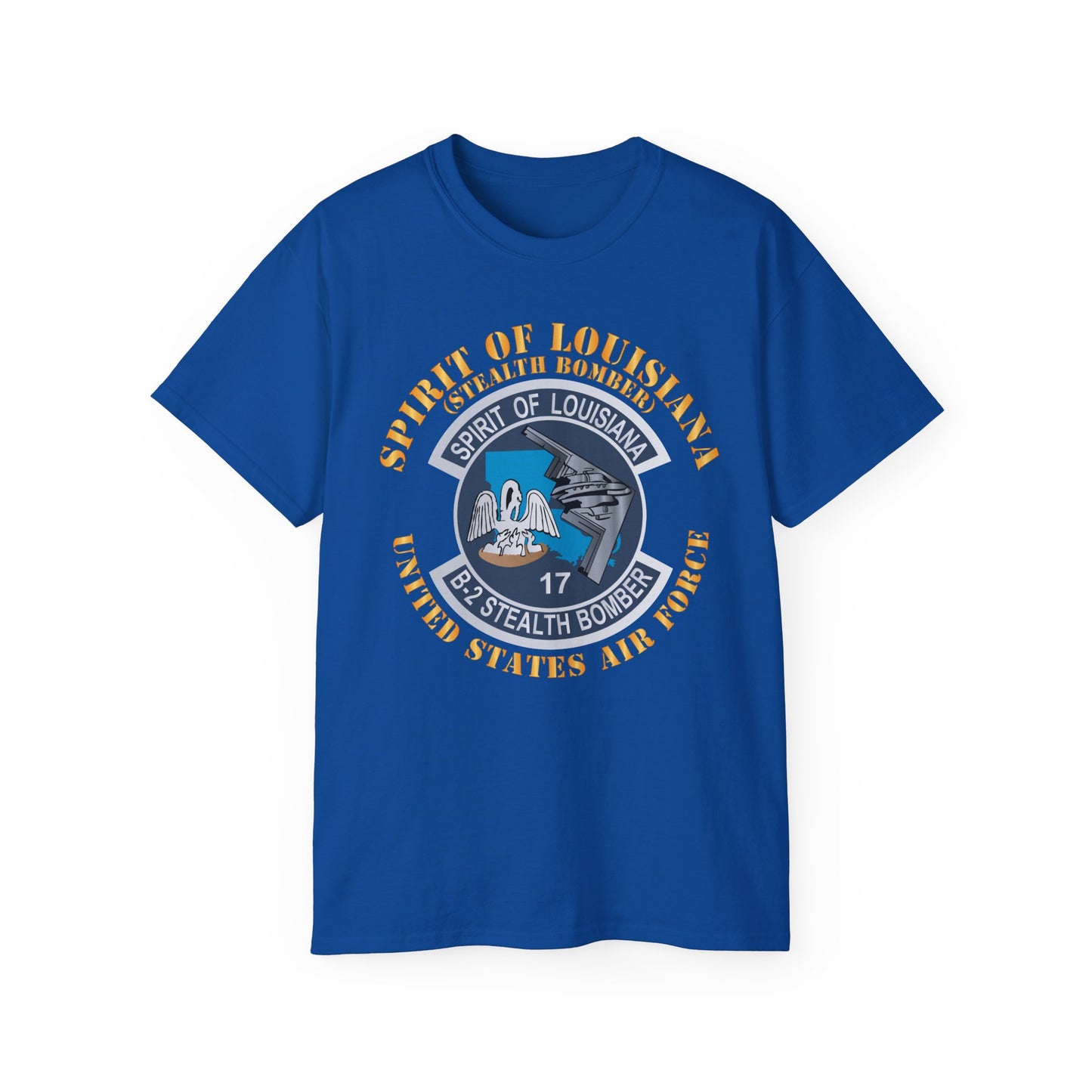 Unisex Ultra Cotton Tee - USAF - B2 - Spirit of Louisiana - Stealth Bomber X 300