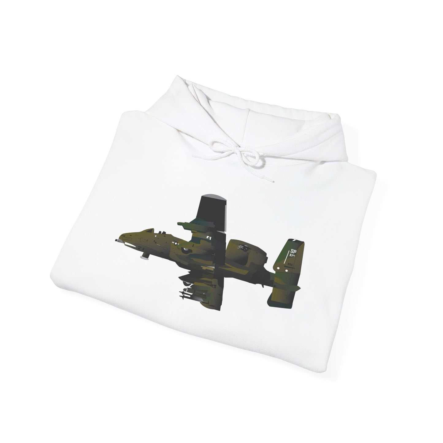 Unisex Heavy Blend Hooded Sweatshirt - Aircraft - A-10 Wart Hog X 300