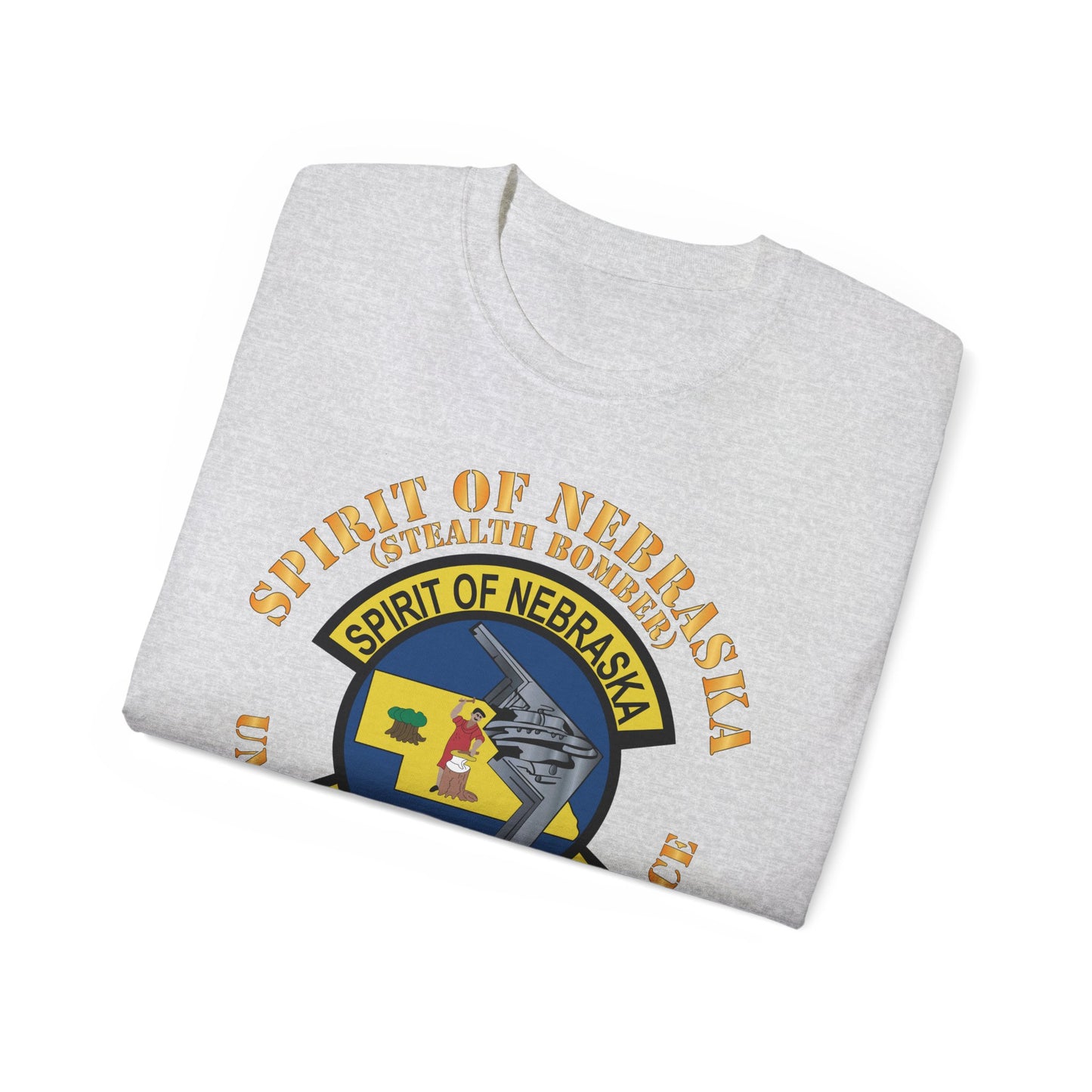 Unisex Ultra Cotton Tee - USAF - B2 - Spirit of Nebraska - Stealth Bomber X 300