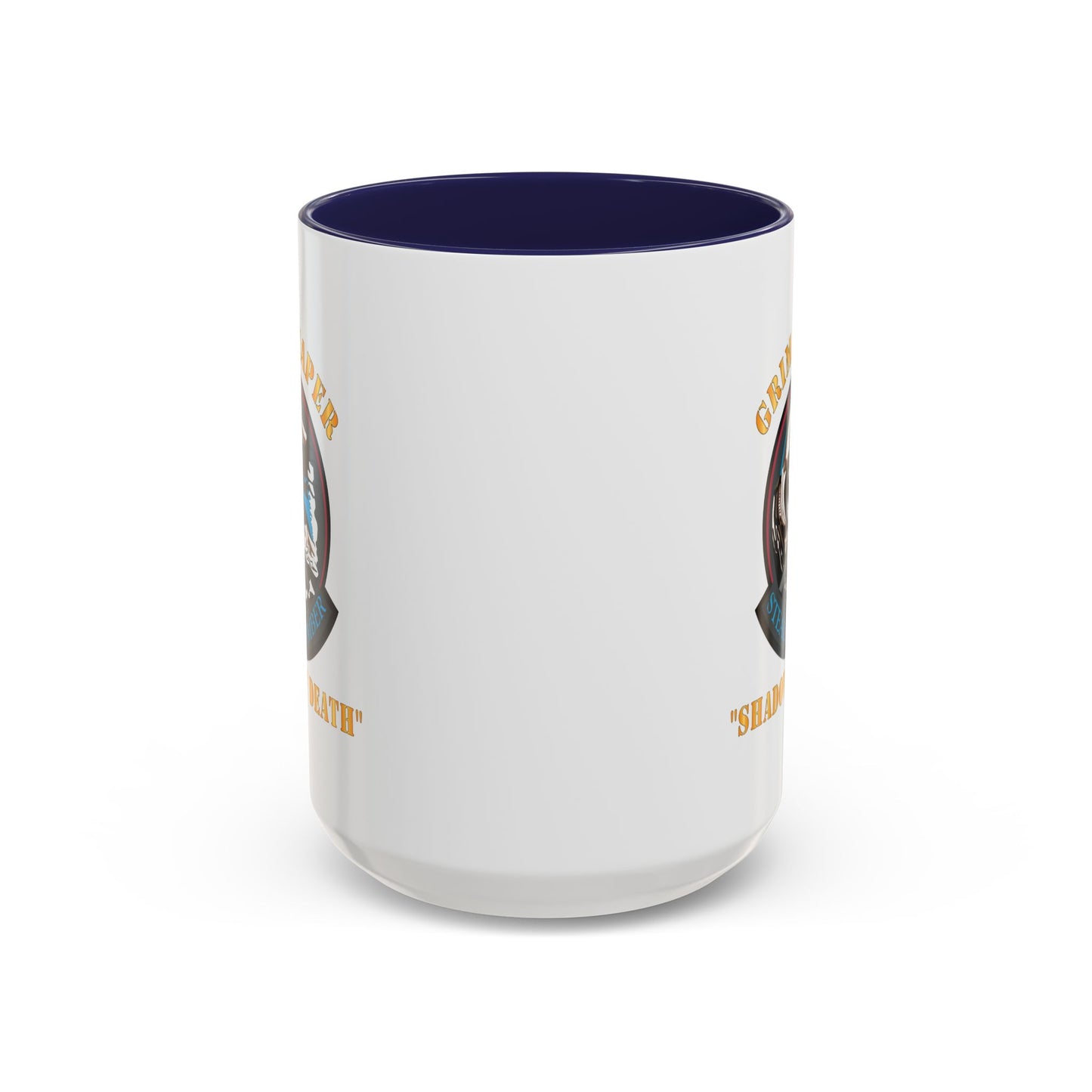 Accent Coffee Mug (11oz & 15oz) - USAF - B2 - Grim Reaper - Stealth Bomber X 300