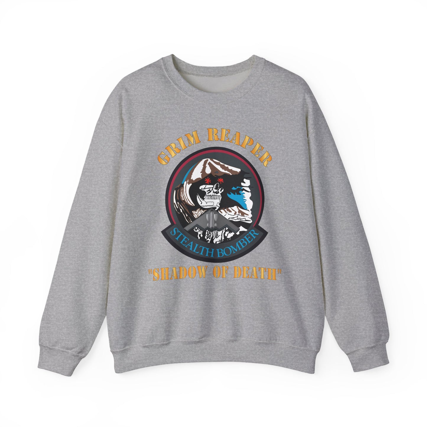 Crewneck Sweatshirt - USAF - B2 - Grim Reaper - Stealth Bomber X 300