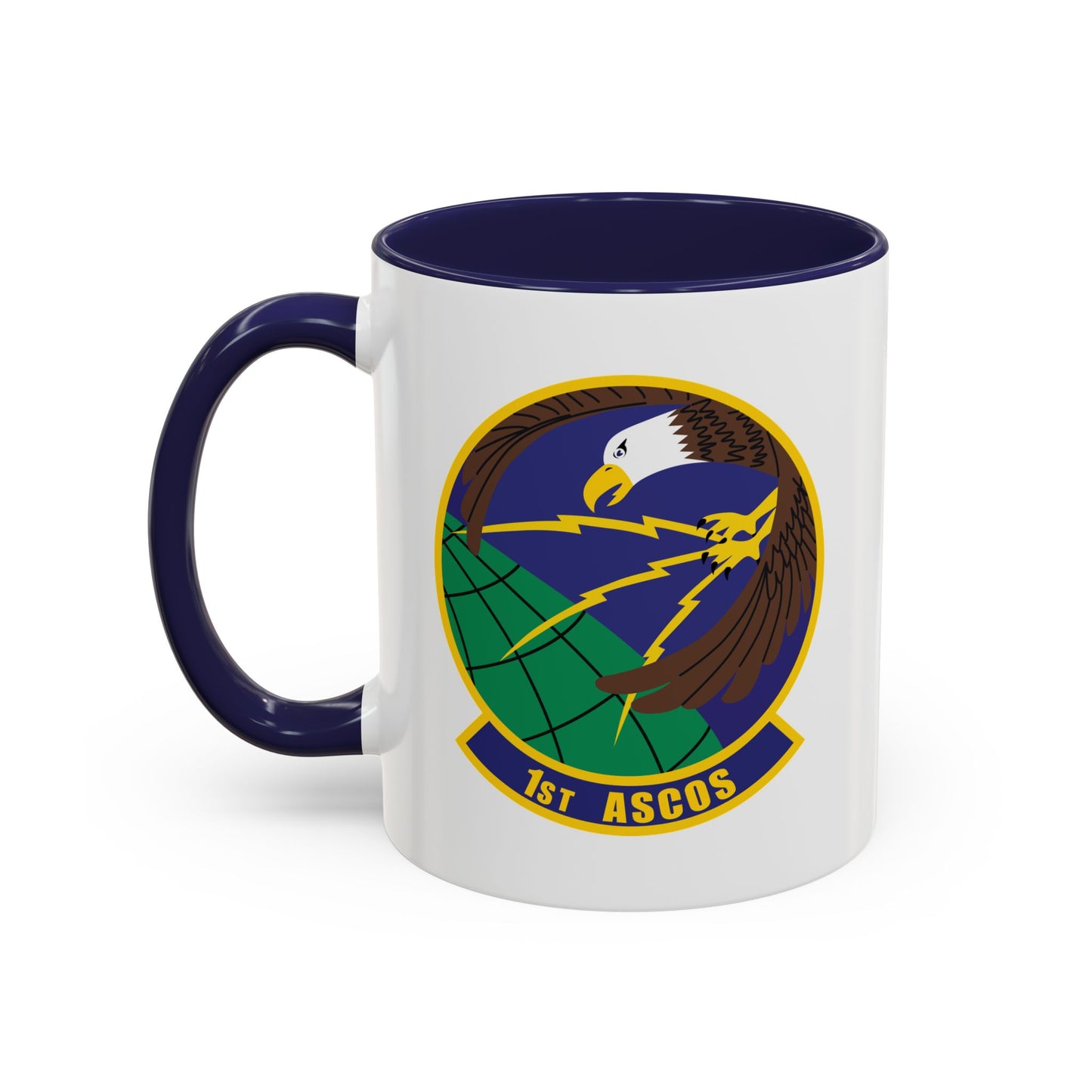 Accent Coffee Mug (11oz & 15oz) - USAF - 1st Air & Space Communications Operations Sq wo txt X 300