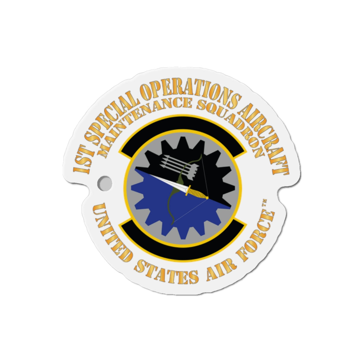 Die-Cut Magnet - USAF - 1st Special Operations Aircraft Maintenance Squadron X 300