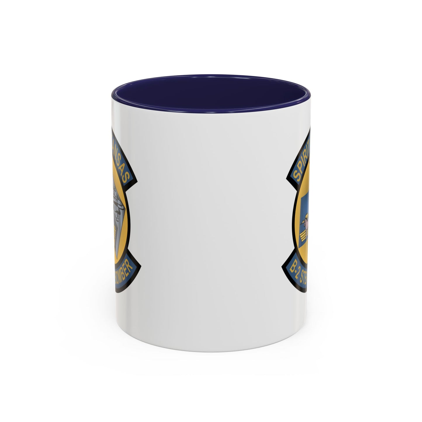 Accent Coffee Mug (11oz & 15oz) - USAF - B2 - Spirit of Kansas - Stealth Bomber wo txt X 300