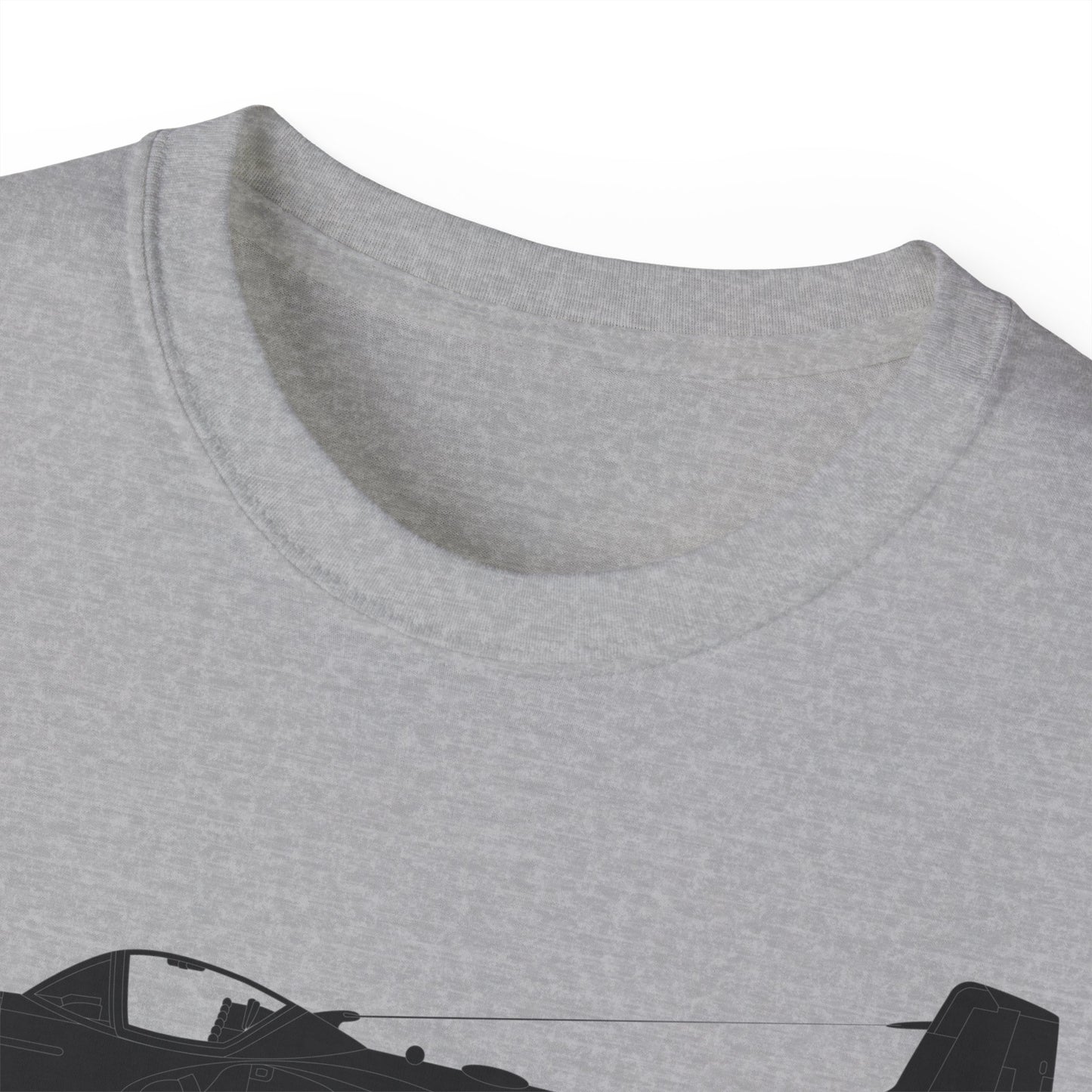 Unisex Ultra Cotton Tee - Aircraft - T-37-Trainer - Top - Black - Metal X 300