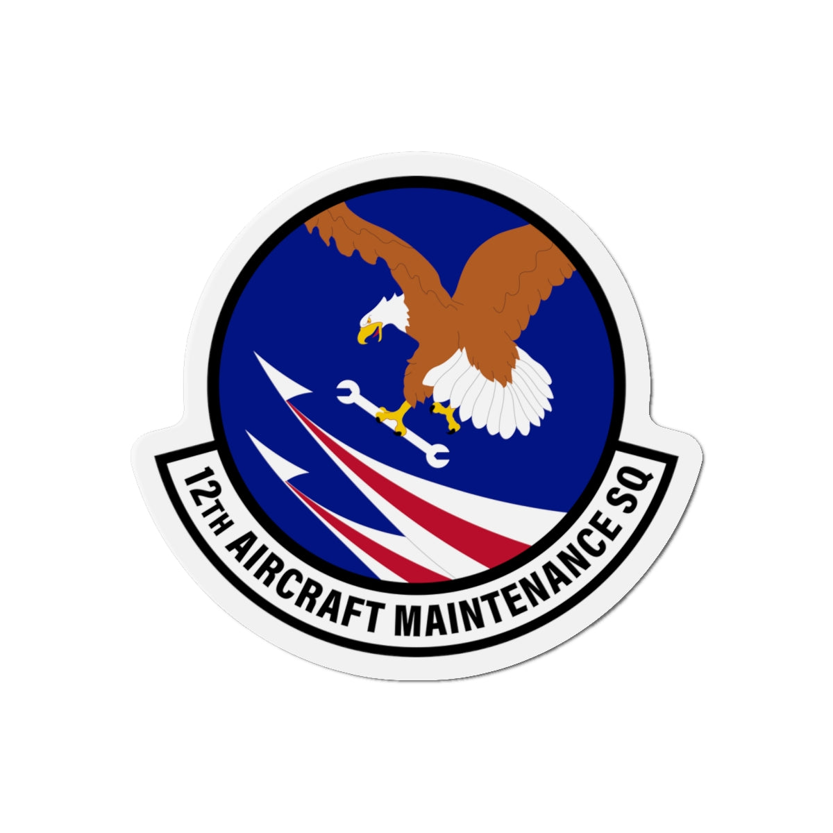 Die-Cut Magnet - USAF - 12th Aircraft Maintenance Squadron wo txt