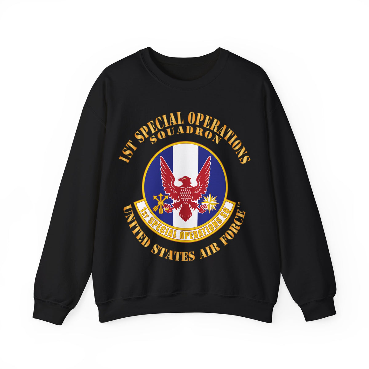 Crewneck Sweatshirt - USAF - 1st Special Operations Squadron X 300