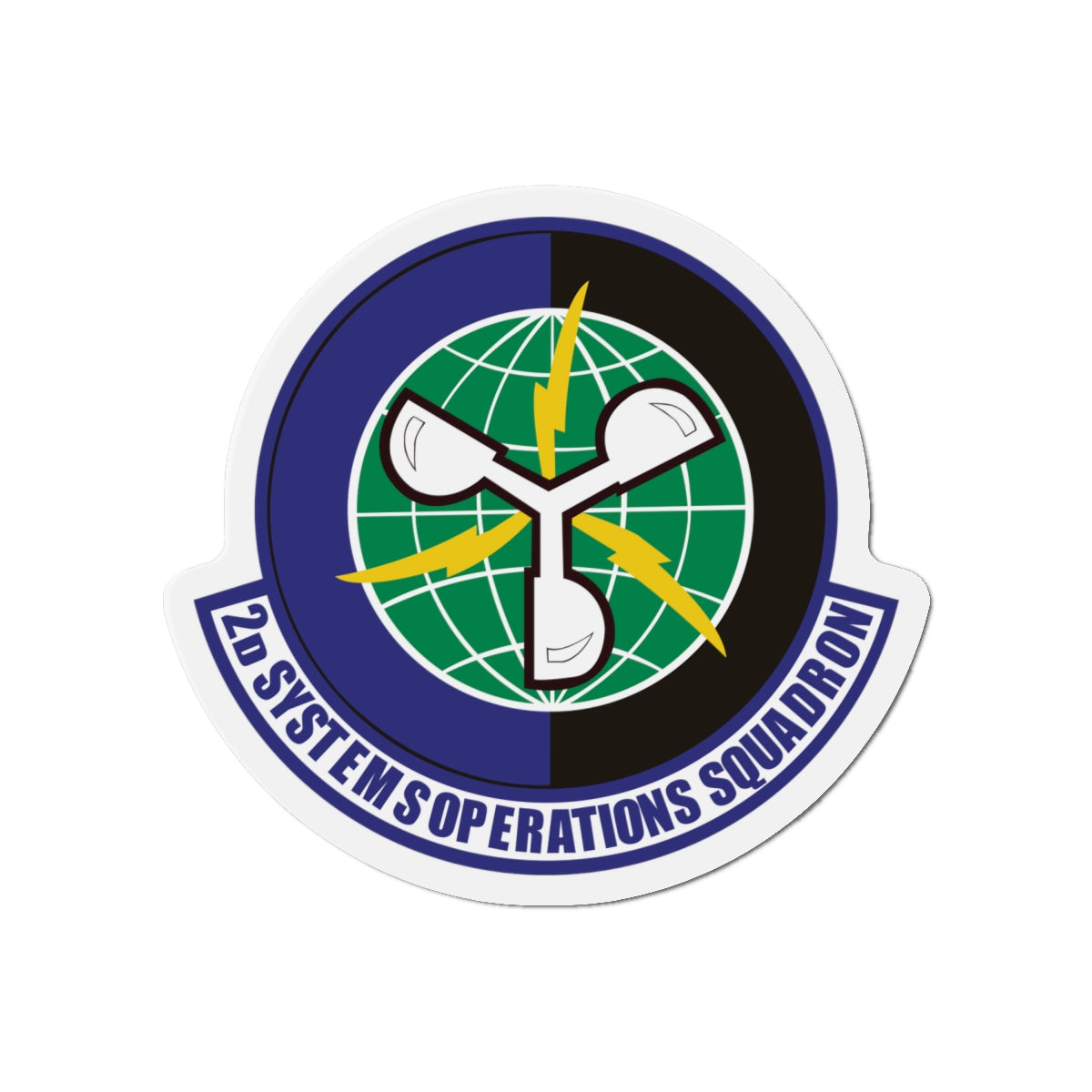 Die-Cut Magnet - USAF - 2d Systems Operations Squadron wo txt