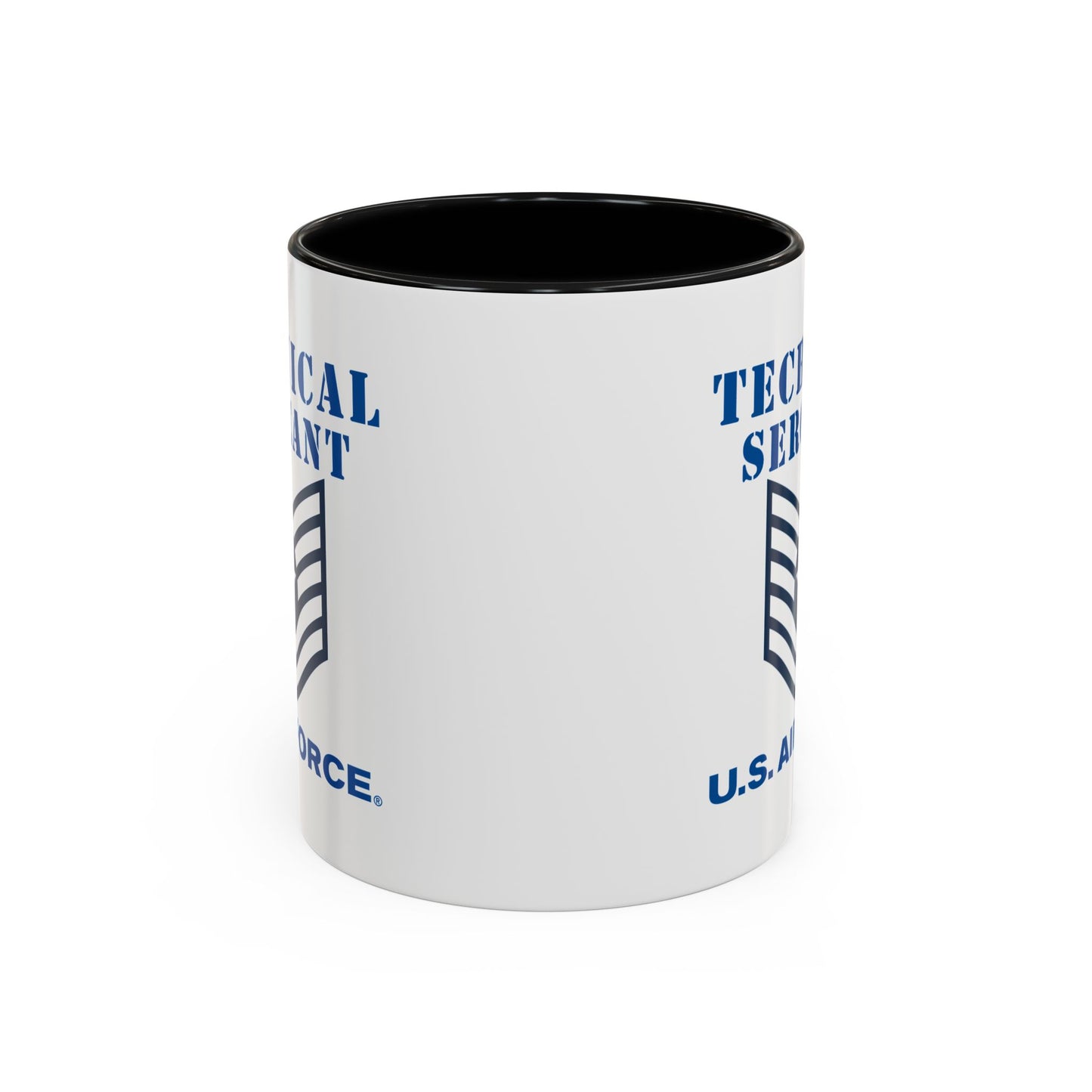 Accent Coffee Mug (11oz & 15oz) - USAF - Technical Sergeant (E6) - 2020 - US Air Force w Text X 300