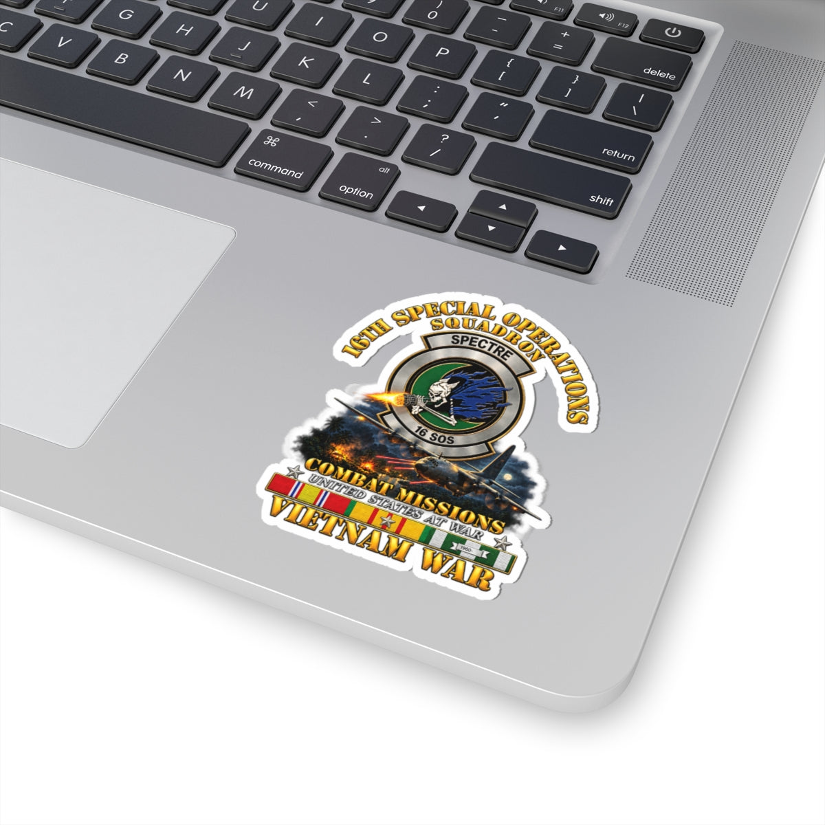 Kiss-Cut Stickers - SOF - 16th SOS - Combat Missions w VN SVC - 3D - Enhanced
