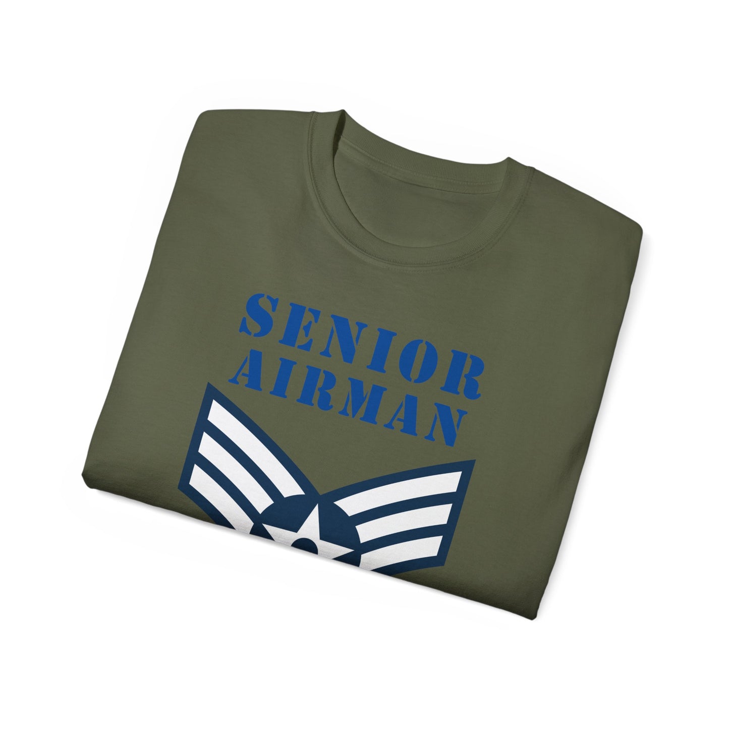Unisex Ultra Cotton Tee - USAF - Senior Airman (E4) - 2020 - US Air Force w Text X 300