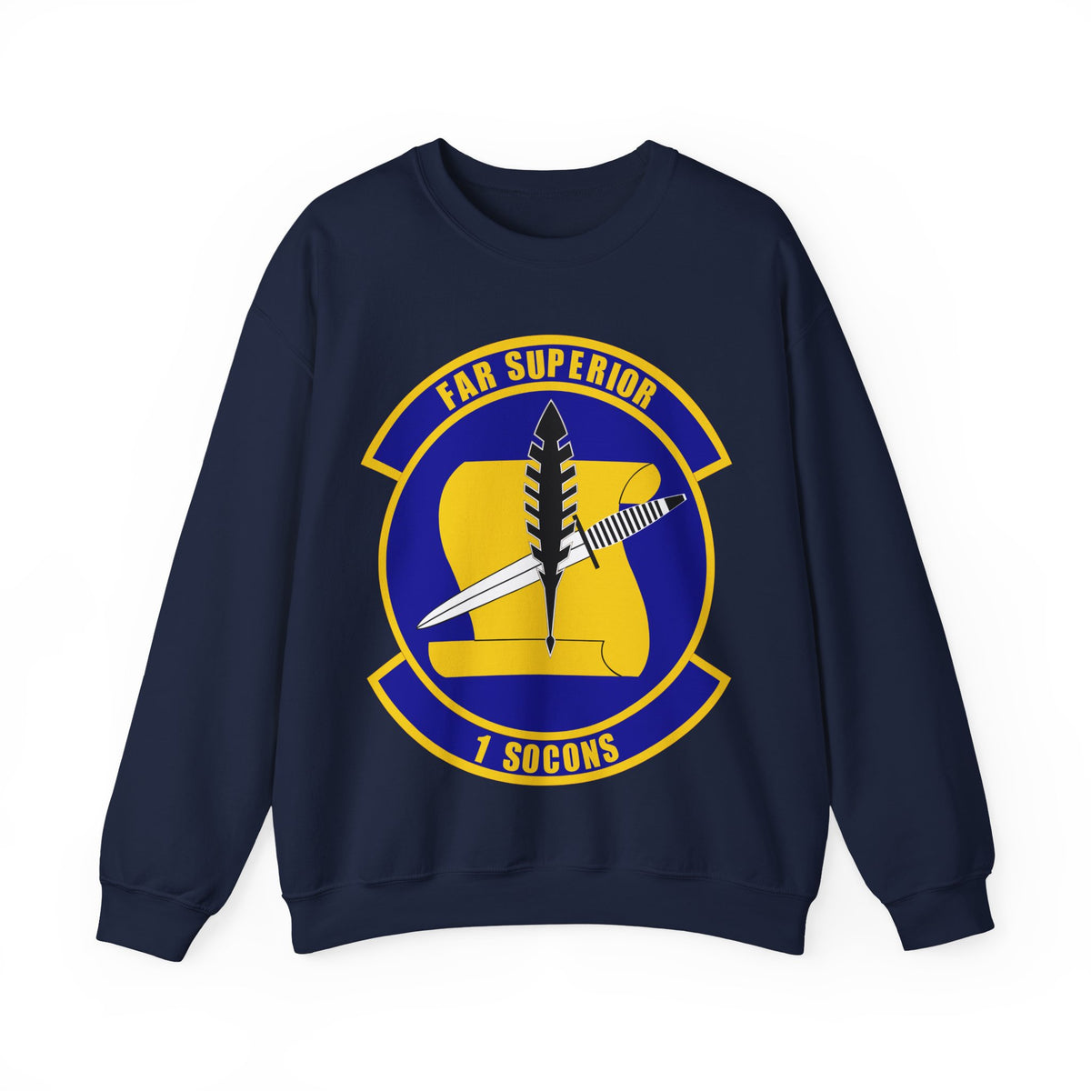 Crewneck Sweatshirt - USAF - 1st Special Operations Contracting Sq wo txt X 300