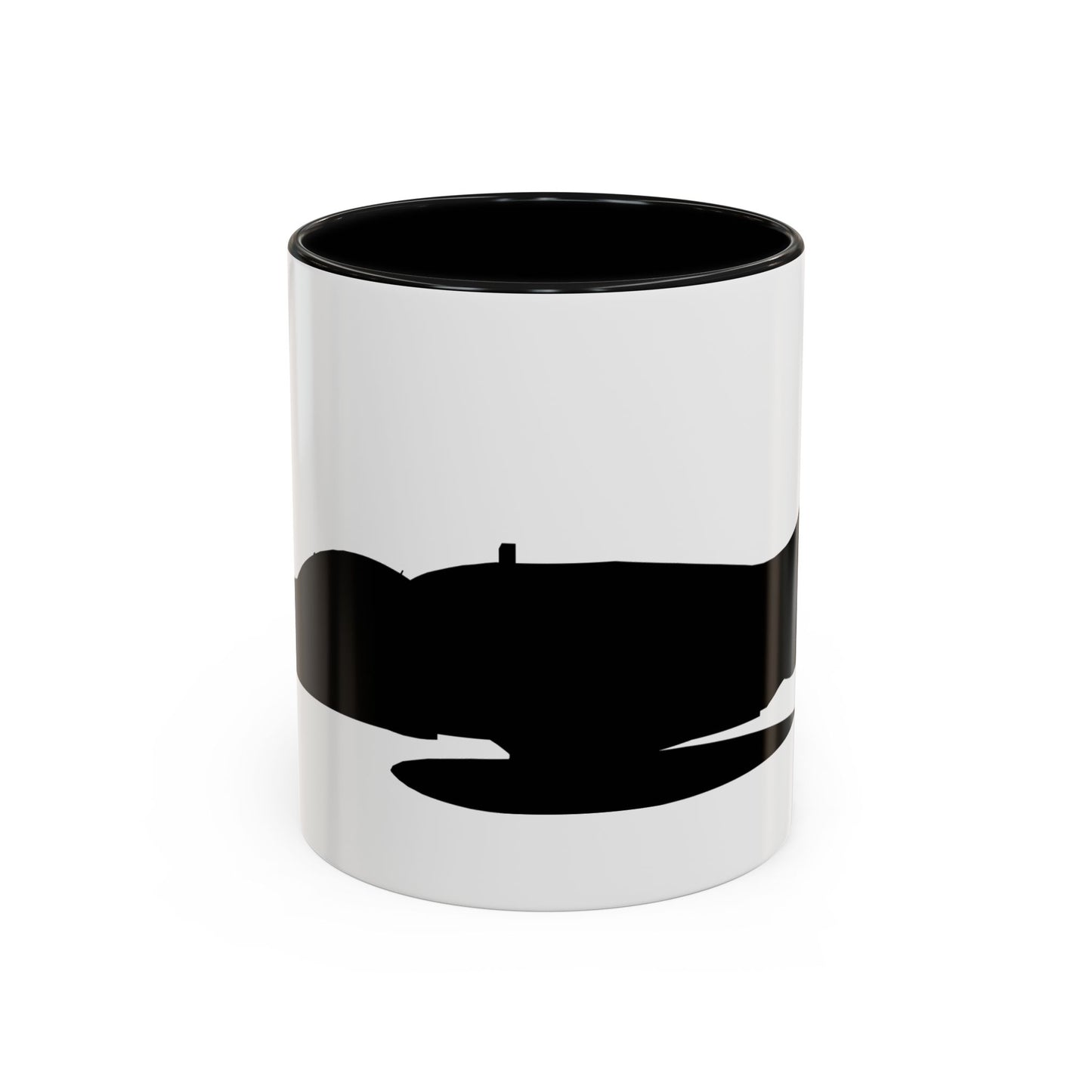 Accent Coffee Mug (11oz & 15oz) - Aircraft - A-4 SkyHawk - Silhouette X 300