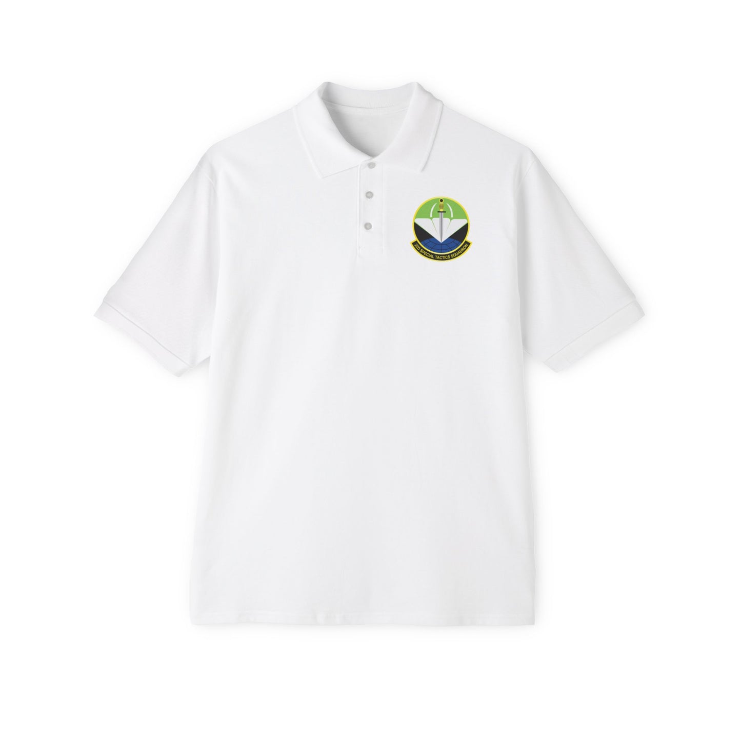 Men's Piqué Polo - USAF - 22nd Special Tactics Squadron  wo Txt X 300