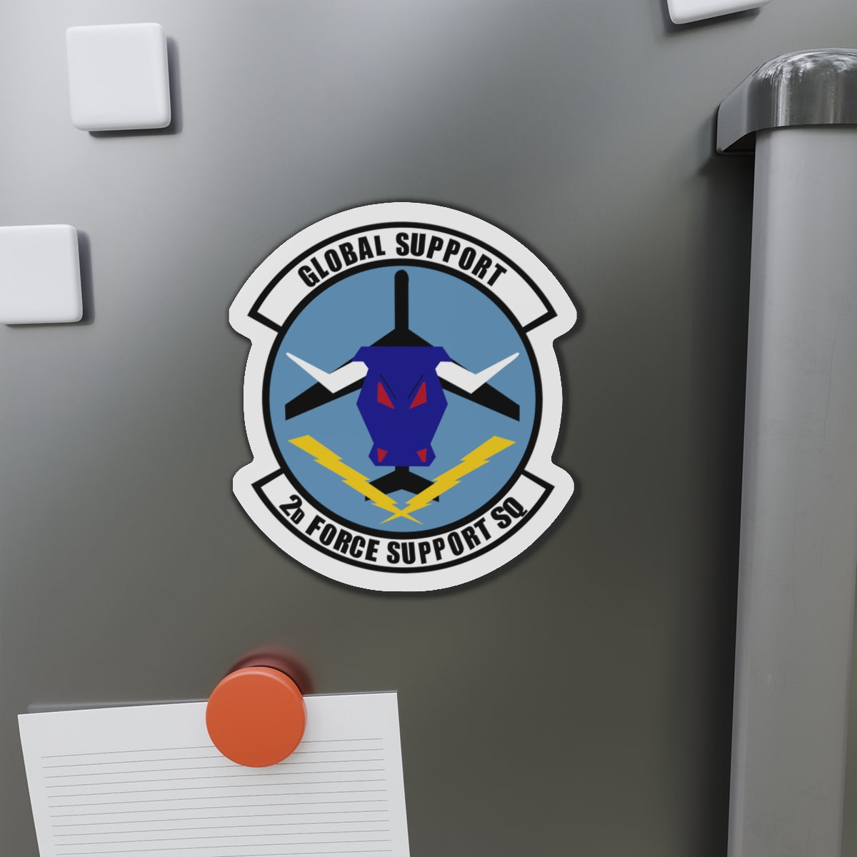 Die-Cut Magnet - USAF - 2d  Force Support Squadron wo txt