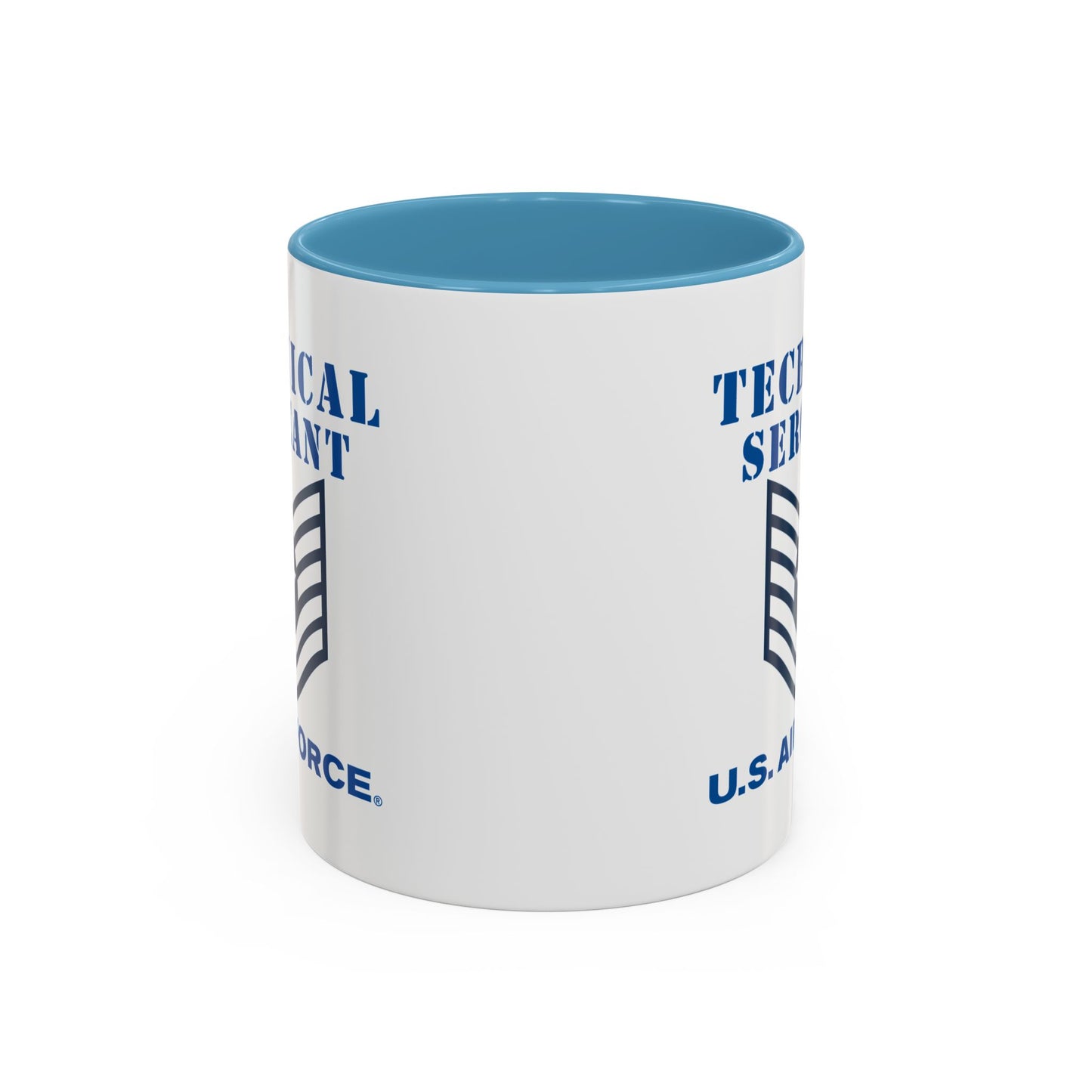 Accent Coffee Mug (11oz & 15oz) - USAF - Technical Sergeant (E6) - 2020 - US Air Force w Text X 300
