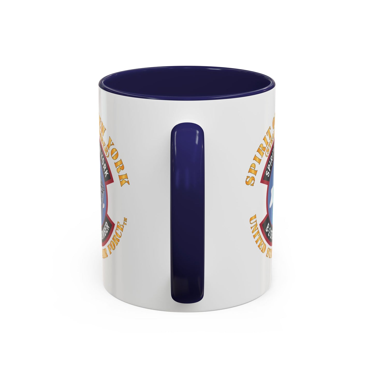 Accent Coffee Mug (11oz & 15oz) - USAF - B2 - Spirit of New York - Stealth Bomber X 300