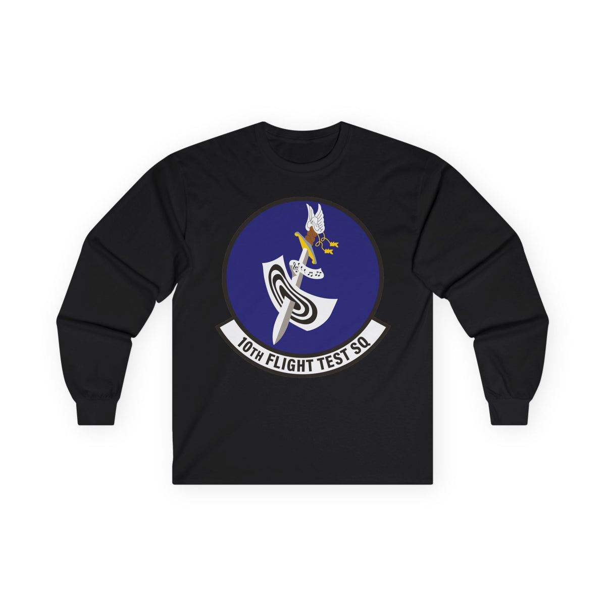 Unisex Ultra Cotton Long Sleeve Tee - USAF - 10th Flight Test Squadron wo txt