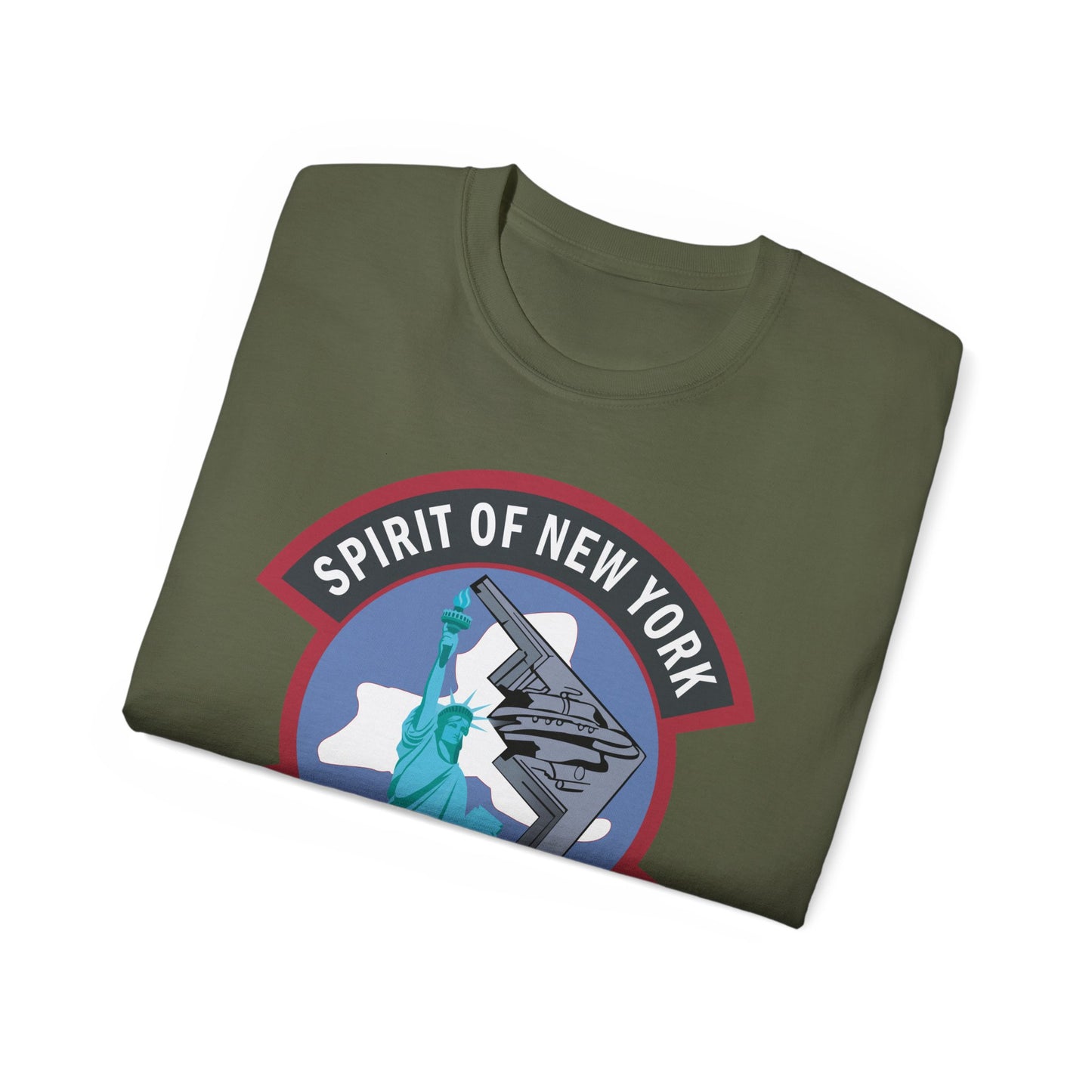 Unisex Ultra Cotton Tee - USAF - B2 - Spirit of New York - Stealth Bomber wo txt X 300
