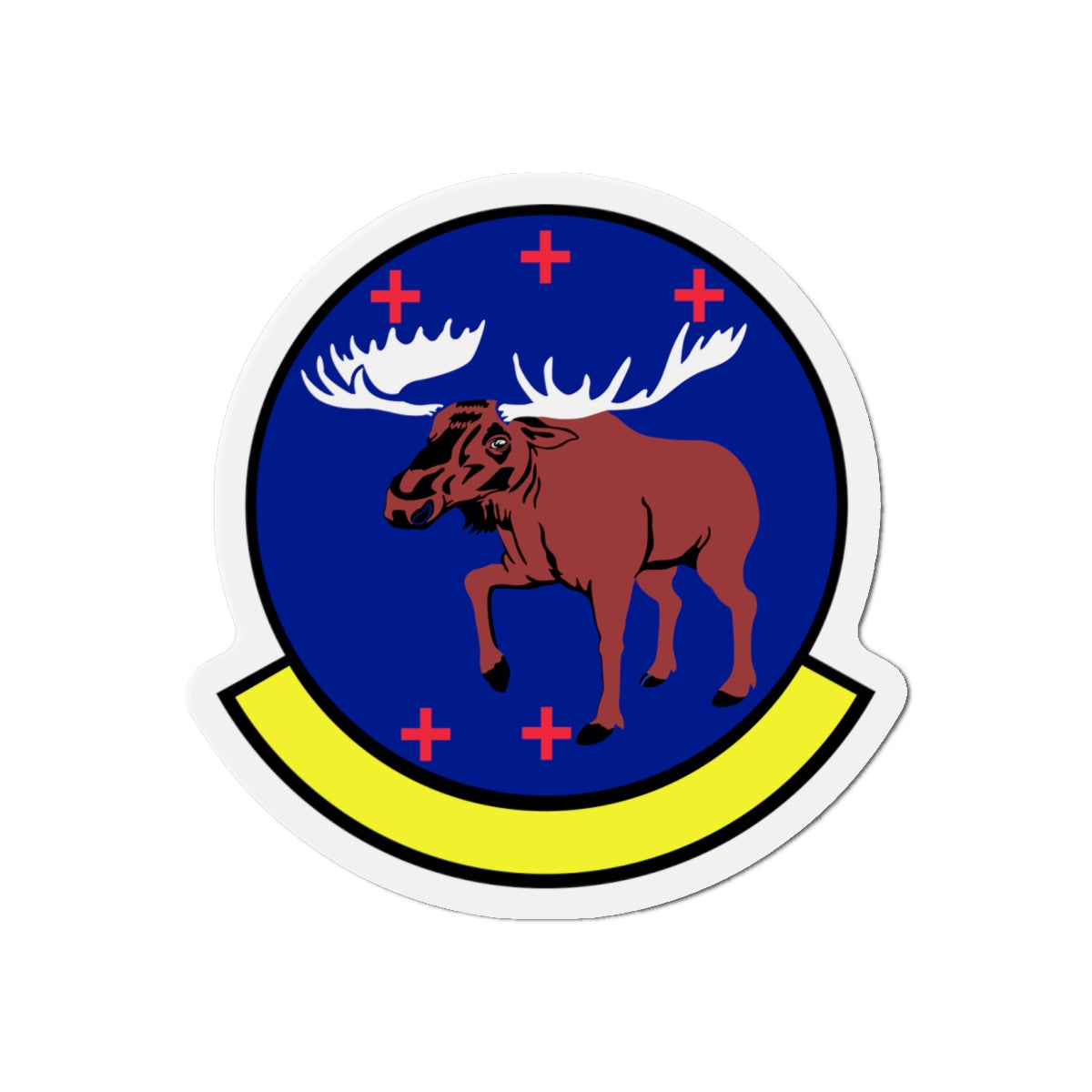 Die-Cut Magnet - USAF - 4th Healthcare Operations Sq wo txt X 300