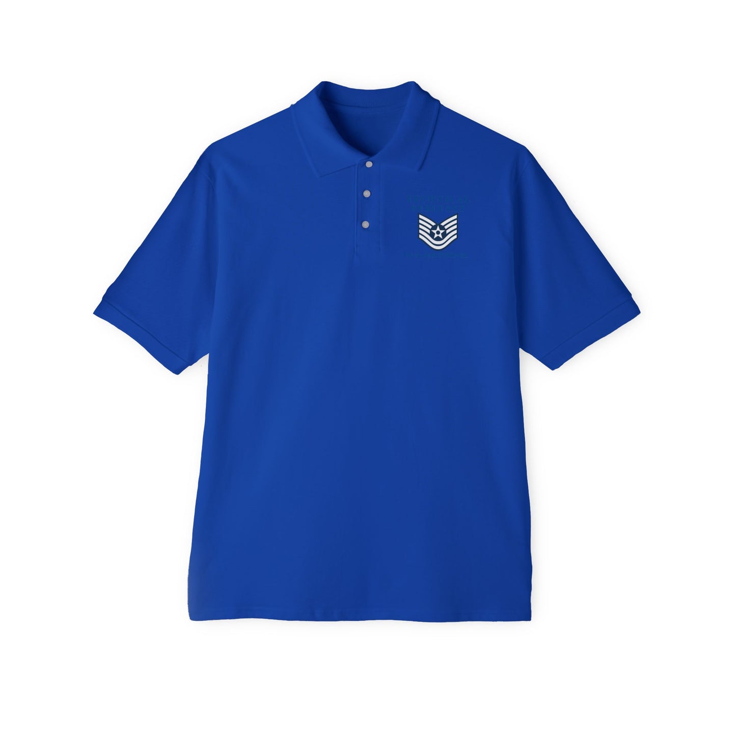Men's Piqué Polo - USAF - Technical Sergeant (E6) - 2020 - US Air Force w Text X 300
