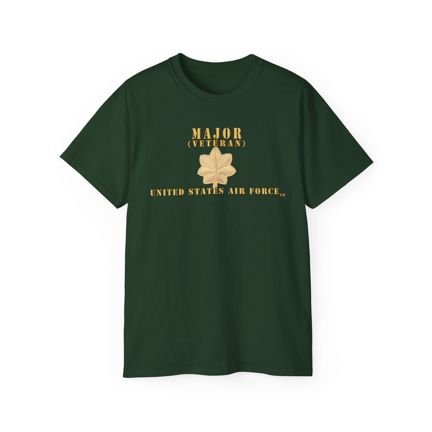 Unisex Ultra Cotton Tee - USAF - Major - MAJ - Veteran X 300
