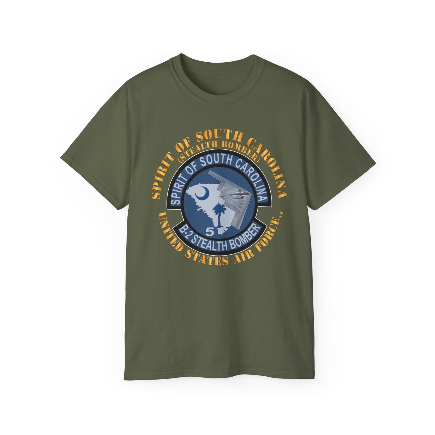 Unisex Ultra Cotton Tee - USAF - B2 - Spirit of South Carolina Stealth Bomber X 300