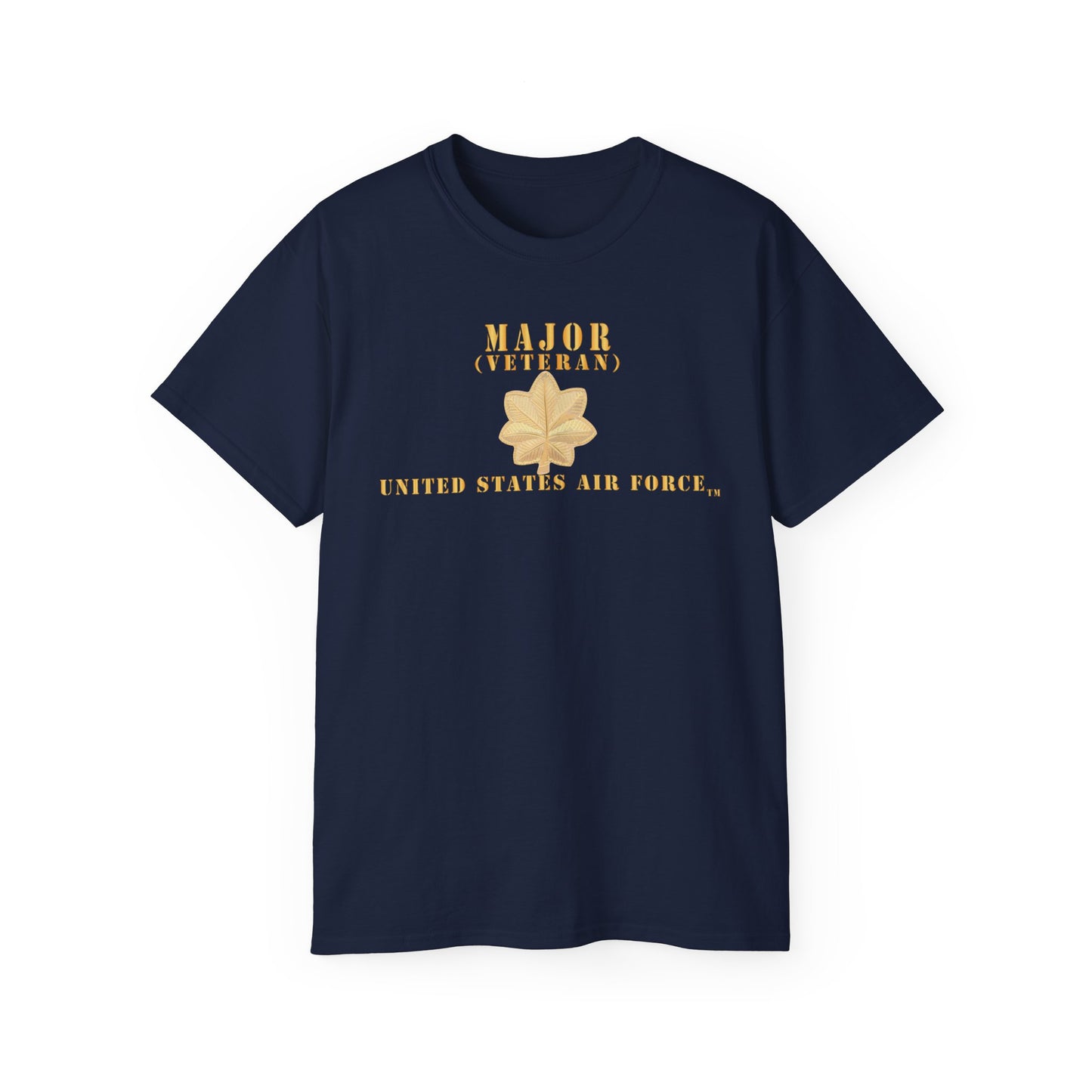 Unisex Ultra Cotton Tee - USAF - Major - MAJ - Veteran X 300