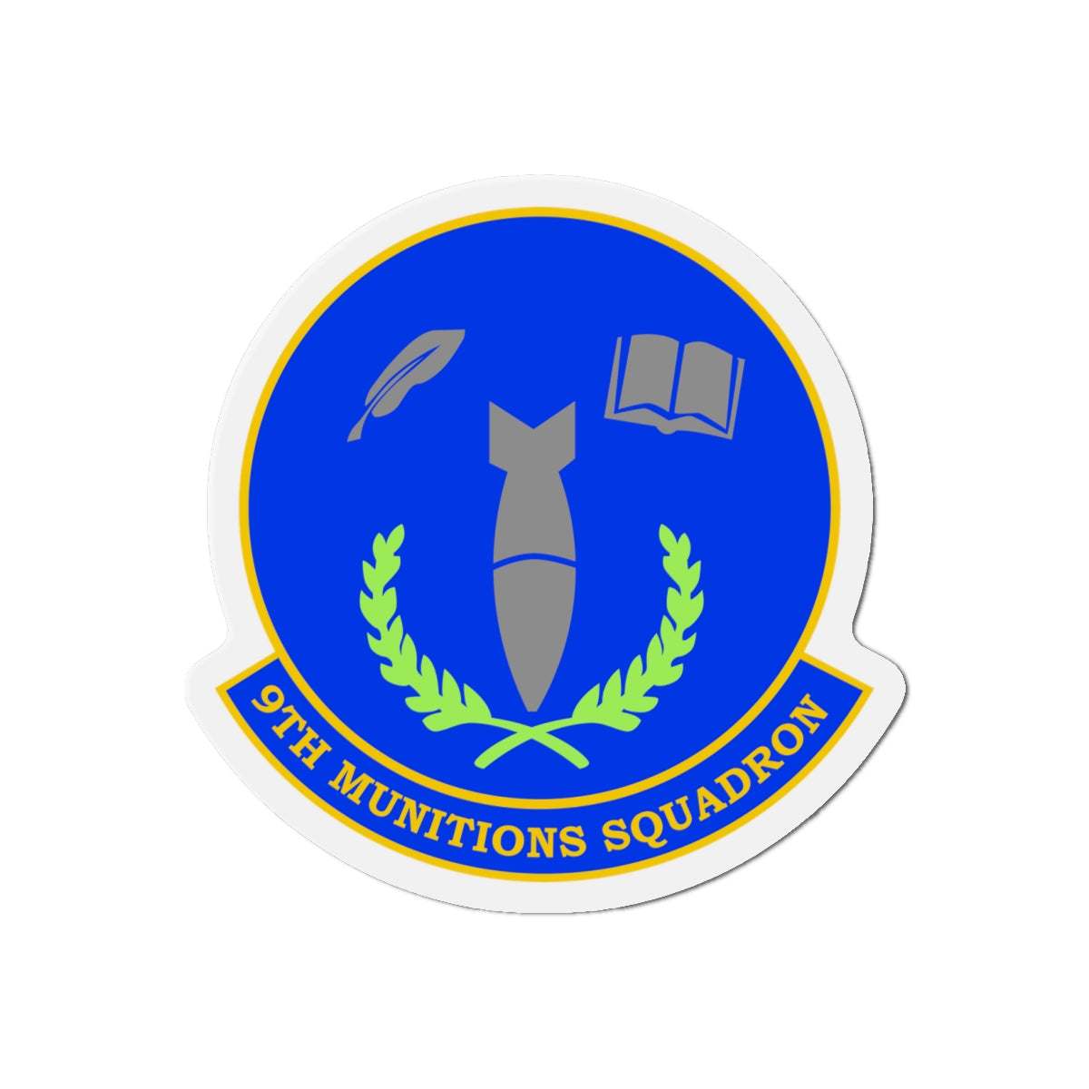 Die-Cut Magnet - USAF - 9th Munitions Squadron wo txt X 300