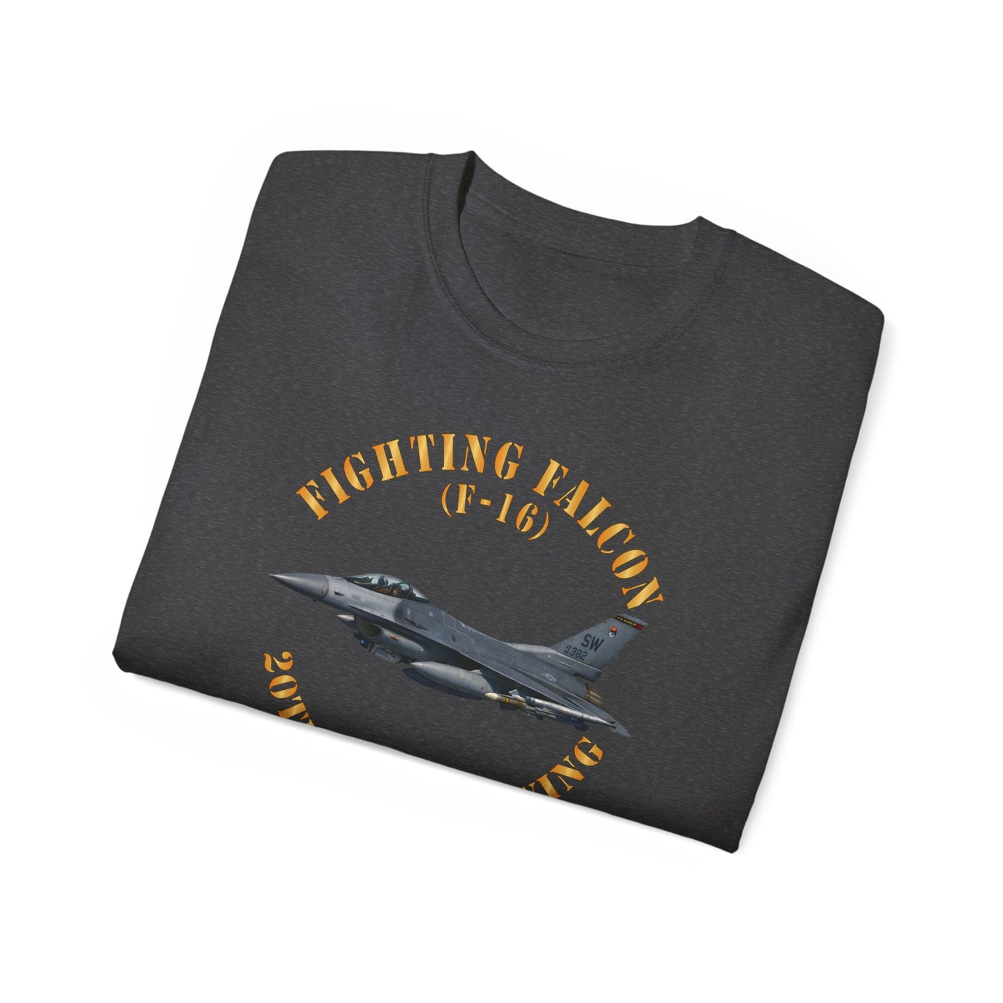Unisex Ultra Cotton Tee - USAF - F-16 Fighting Falcon - 20th Fighter Wing X 300