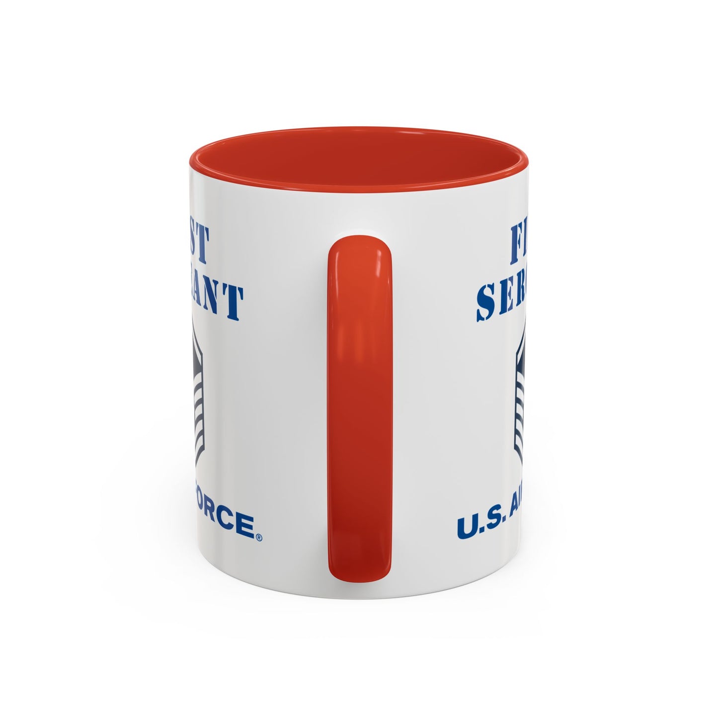 Accent Coffee Mug (11oz & 15oz) - USAF - First Sergeant (E7b) - 2020 - US Air Force w Text X 300
