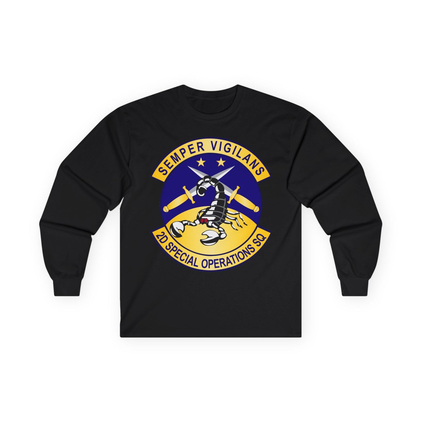 Unisex Ultra Cotton Long Sleeve Tee - USAFSOF - 2nd Special Operations Squadron wo Txt