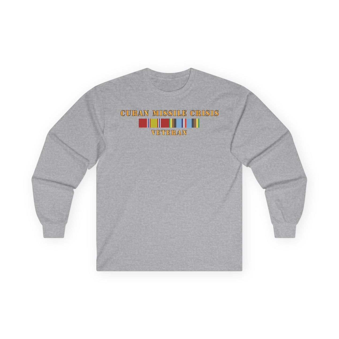 Unisex Ultra Cotton Long Sleeve Tee - USAF - Cuban Missile Crisis w AFEM COLD SVC X 300
