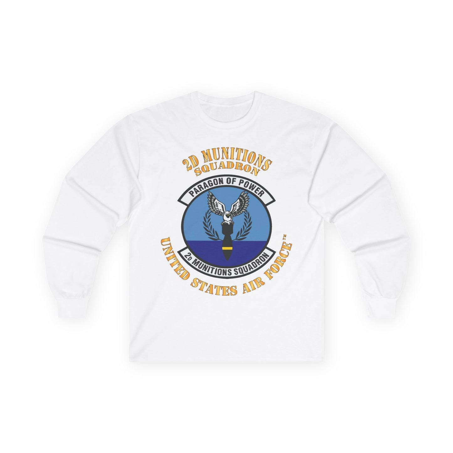 Unisex Ultra Cotton Long Sleeve Tee - USAF - 2nd Munitions Squadron