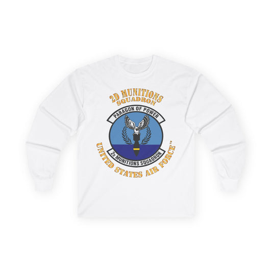 Unisex Ultra Cotton Long Sleeve Tee - USAF - 2nd Munitions Squadron