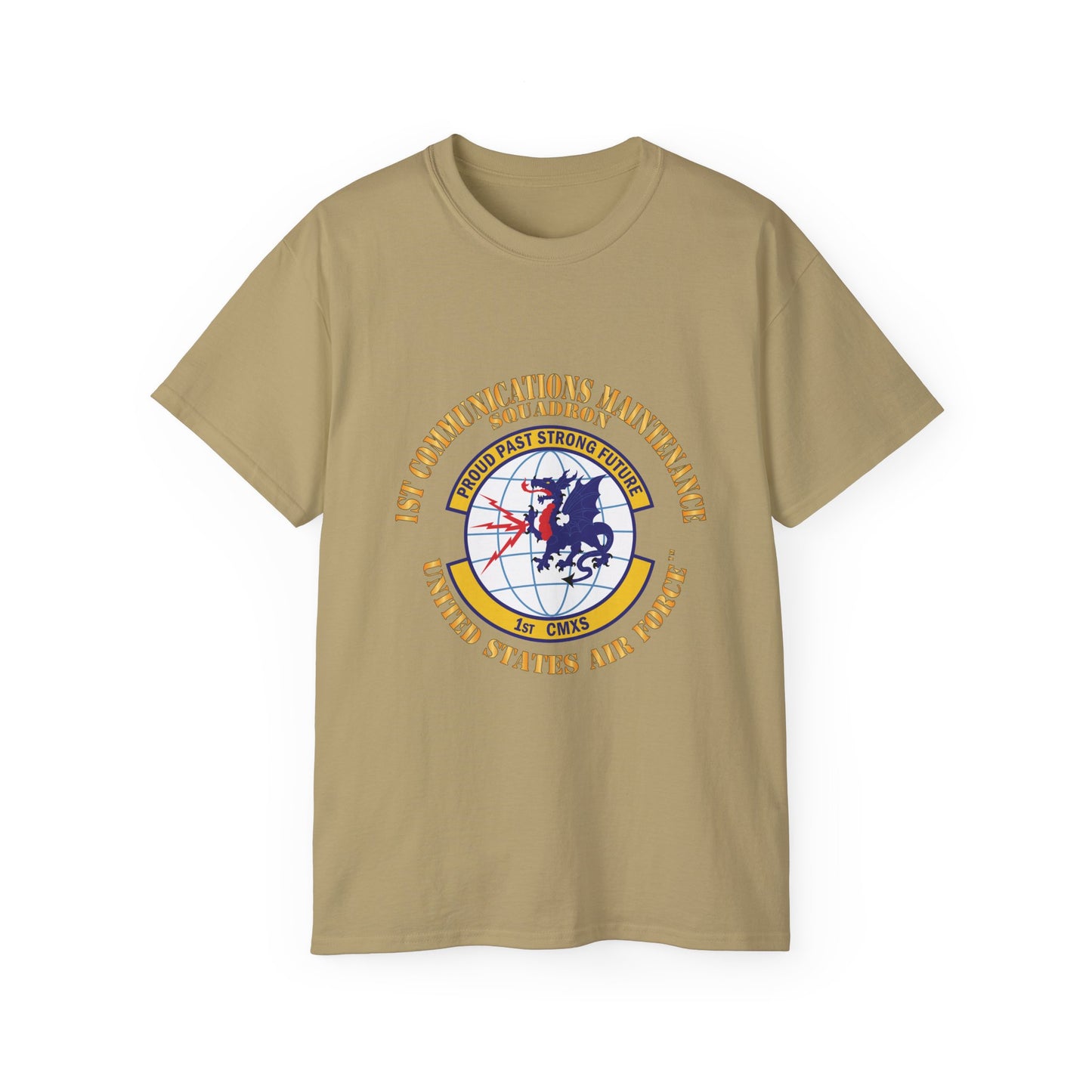 Unisex Ultra Cotton Tee - USAF - 1st Communications Maintenance Squadron(USAFE) X 300