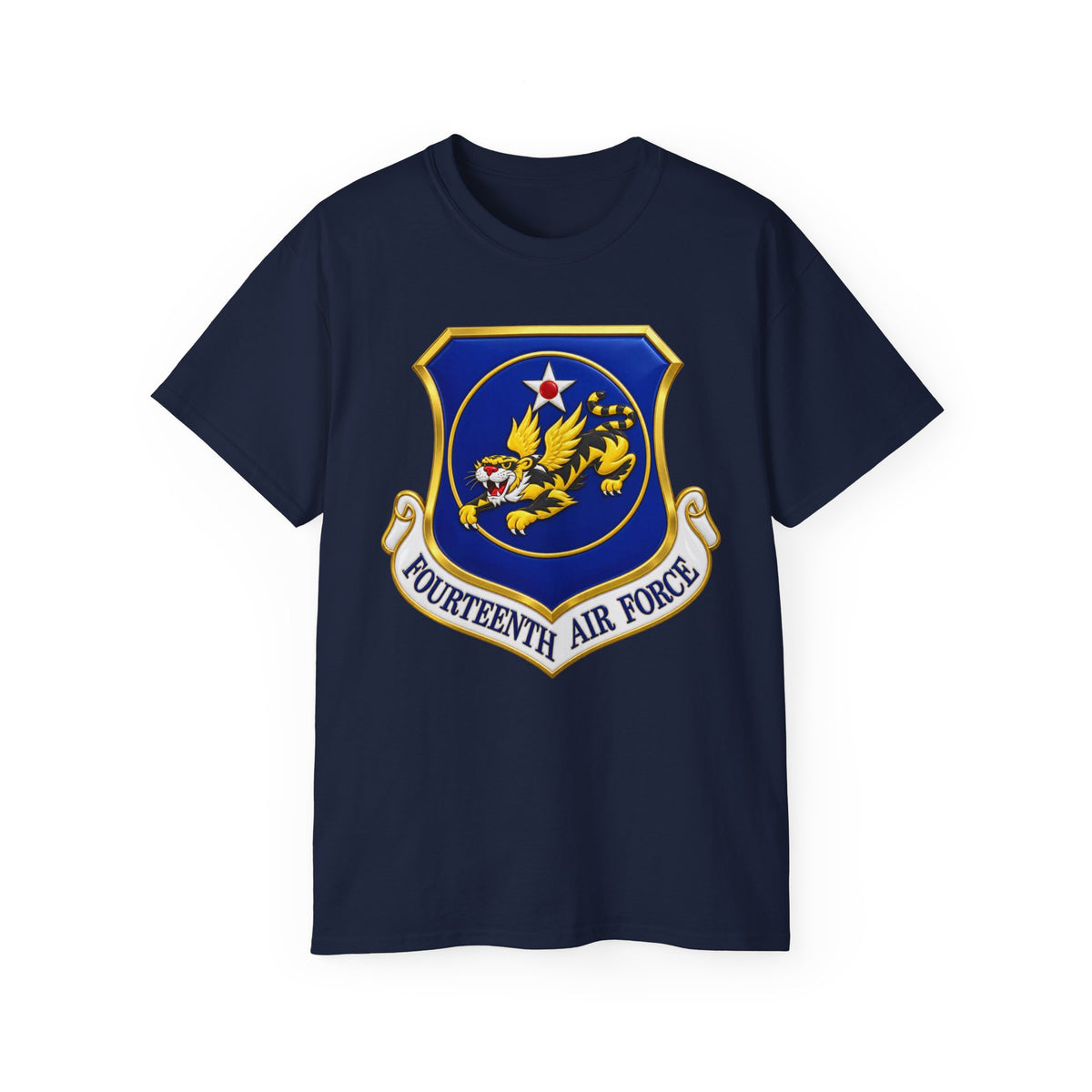 Unisex Ultra Cotton Tee - USAF - 14th Air Force - Flying Tigers wo txt - 3D - Enhanced