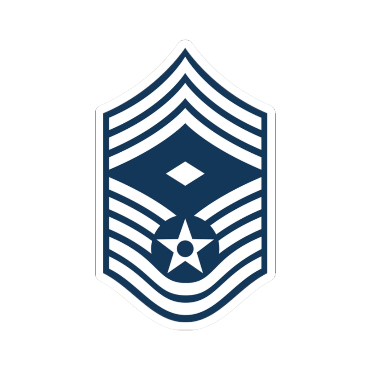 Kiss-Cut Stickers - USAF - First Sergeant (E9b) - 2020