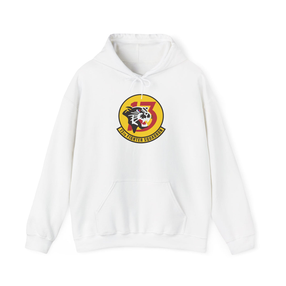 Unisex Heavy Blend Hooded Sweatshirt - USAF - 13th Fighter Squadron wo txt