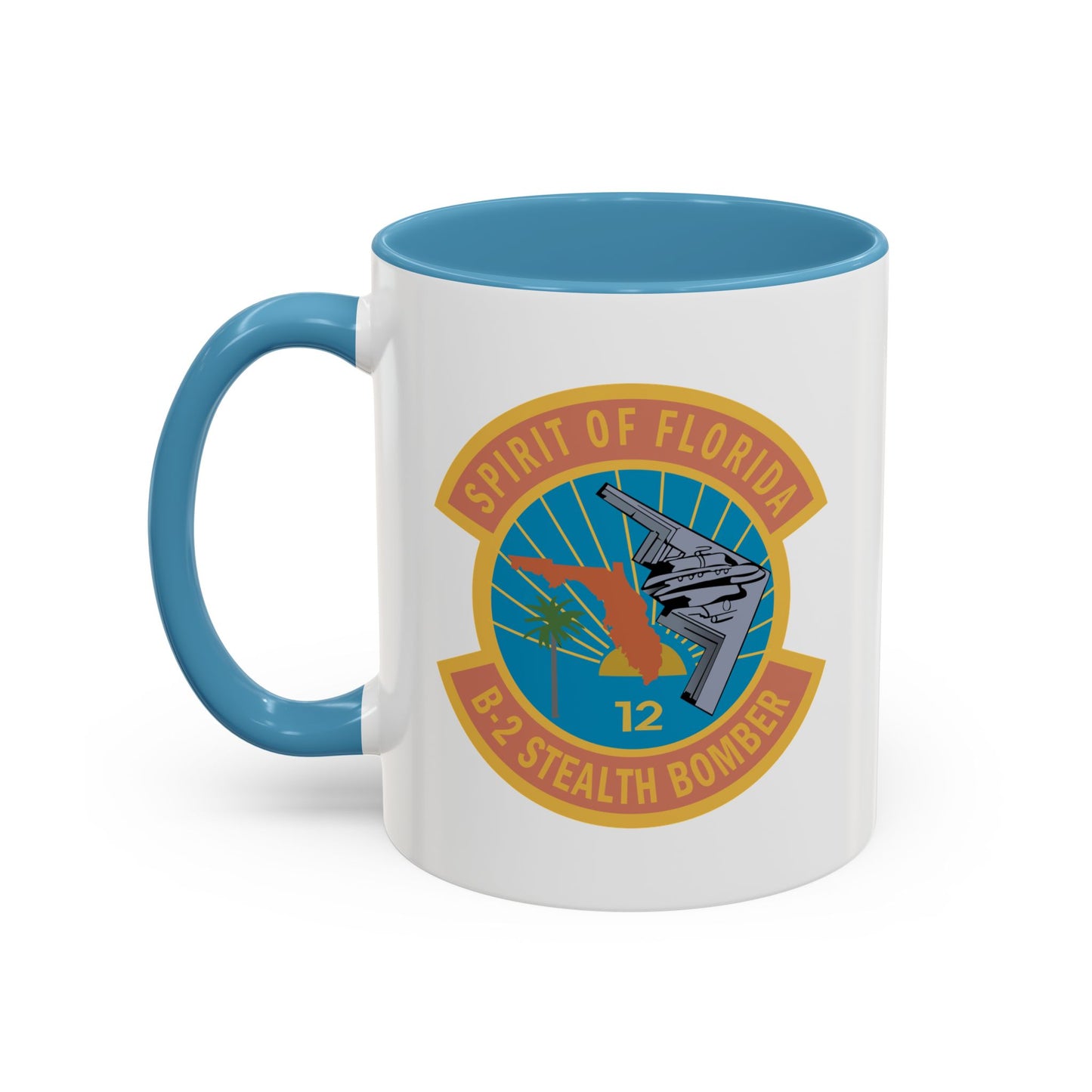 Accent Coffee Mug (11oz & 15oz) - USAF - B2 - Spirit of Florida - Stealth Bomber wo txt X 300