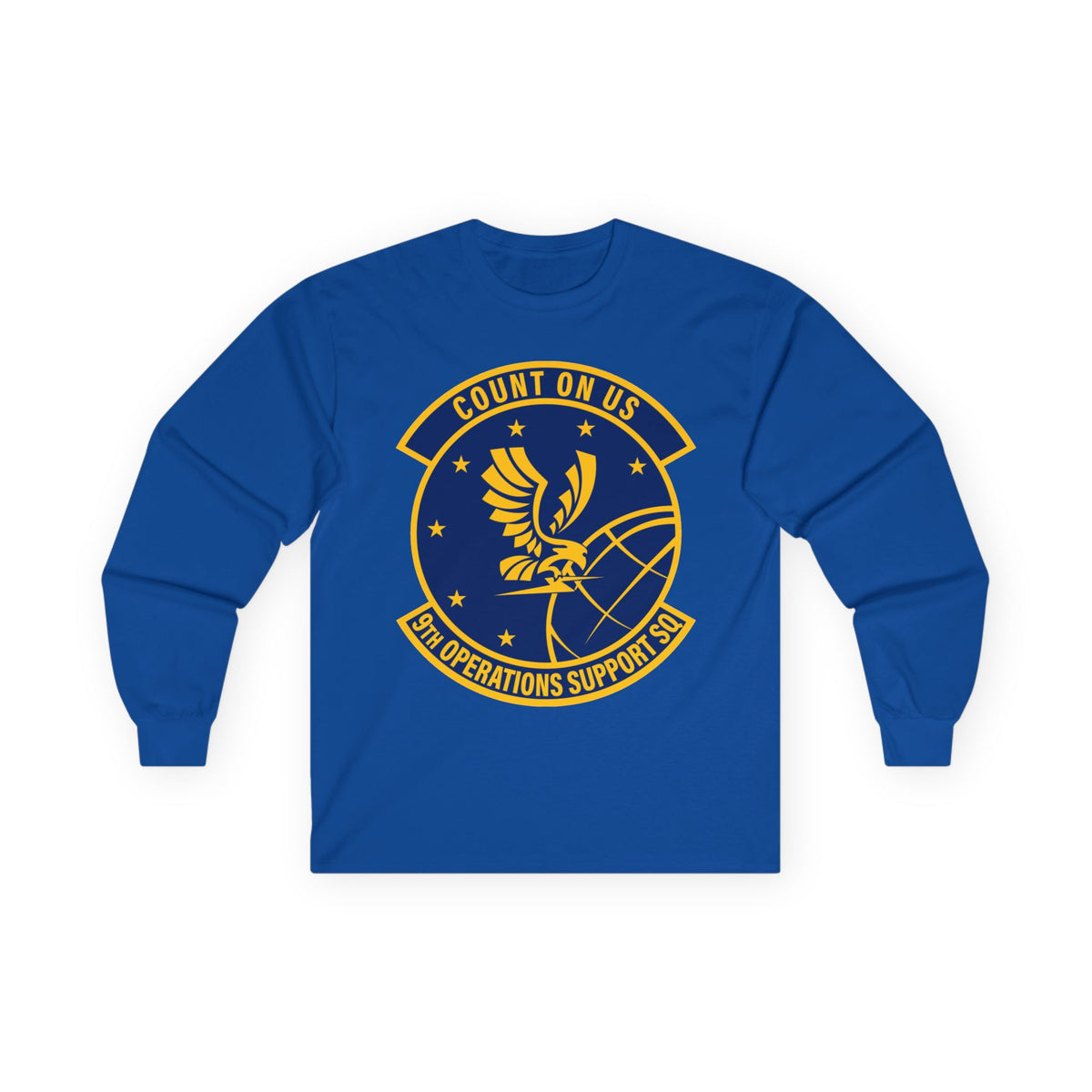 Unisex Ultra Cotton Long Sleeve Tee - USAF - 9th Operations Support Squadron wo txt X 300