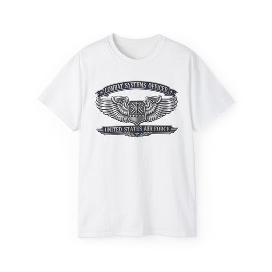 Unisex Ultra Cotton Tee - USAF - Combat Systems Officer Badge - United States Air Force - 3D - Enhanced