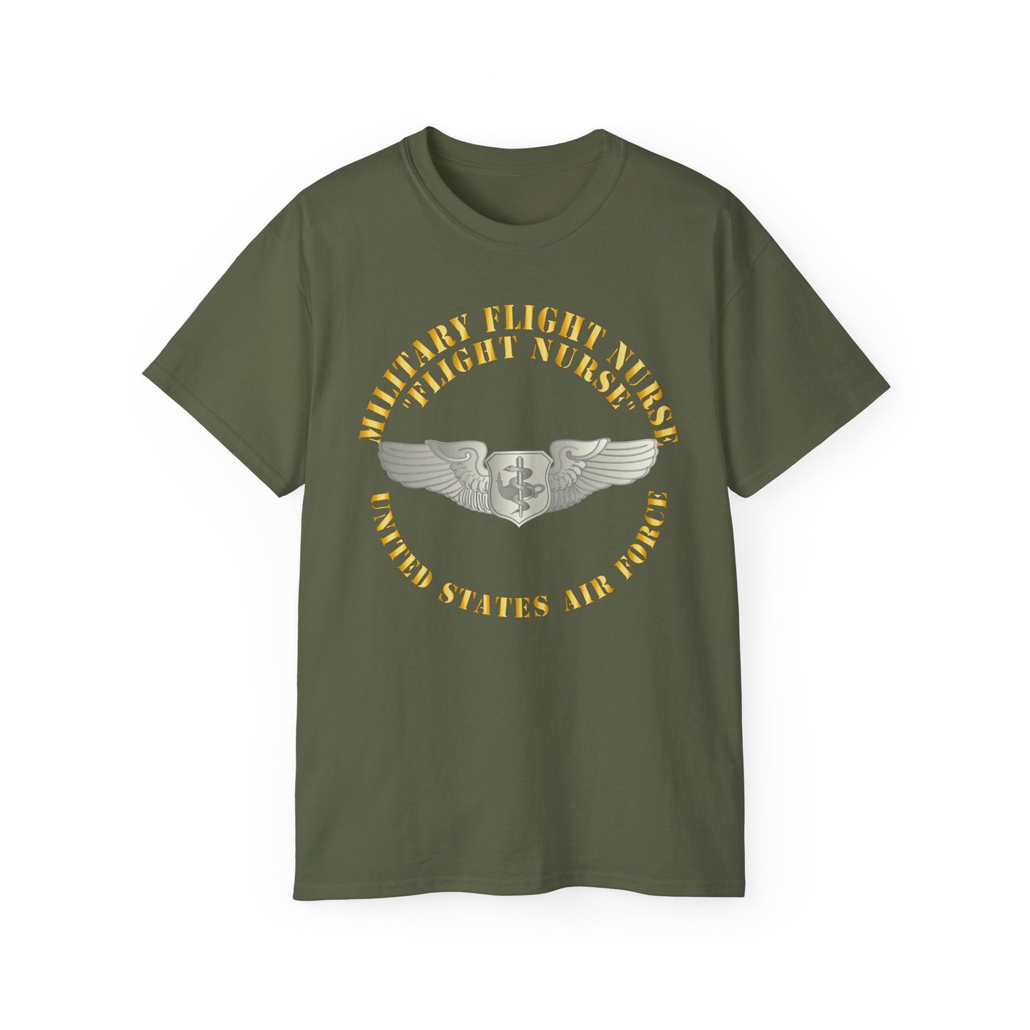 Unisex Ultra Cotton Tee - USAF - Military Flight Nurse - Flight Nurse - Basic