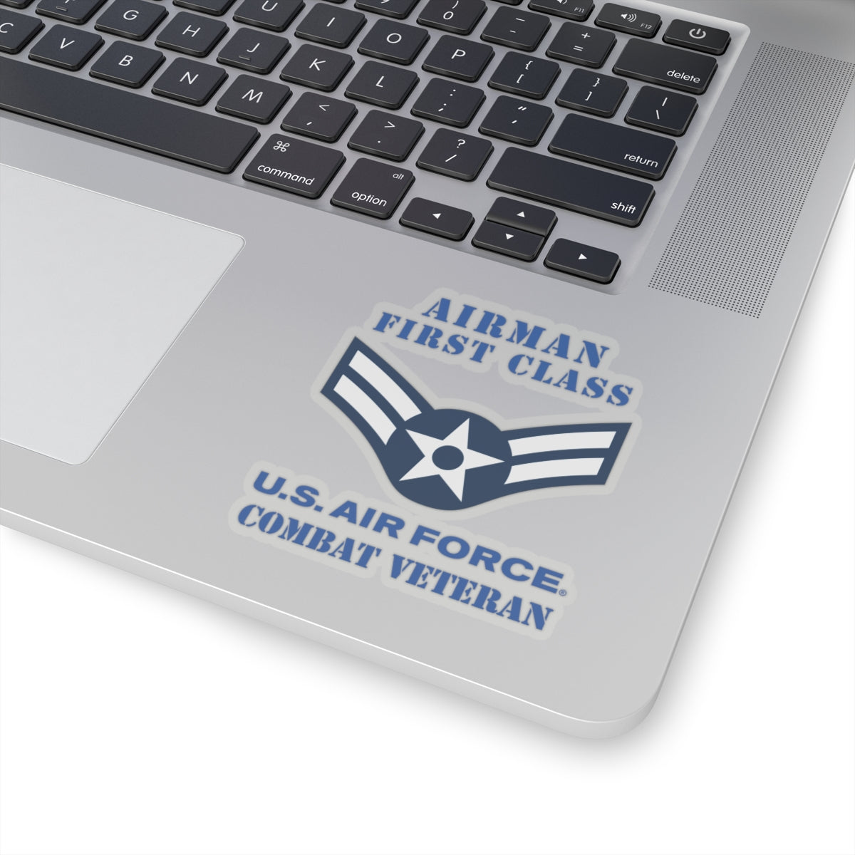 Kiss-Cut Stickers - USAF - Airman - First Class (E3) - 2020 - Combat Veteran