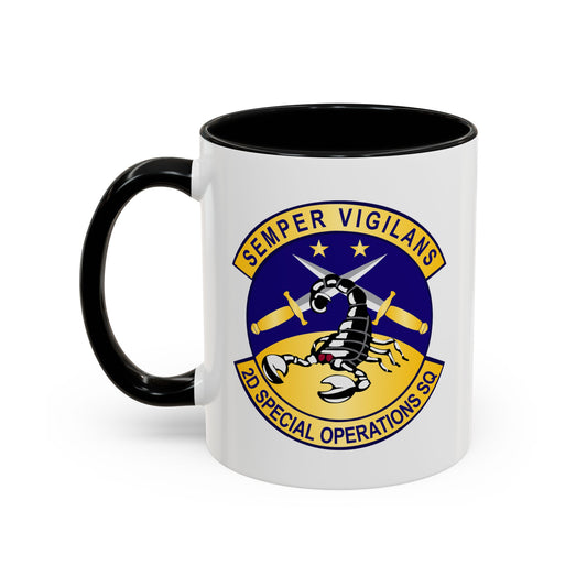 Accent Coffee Mug (11oz & 15oz) - USAFSOF - 2nd Special Operations Squadron wo Txt