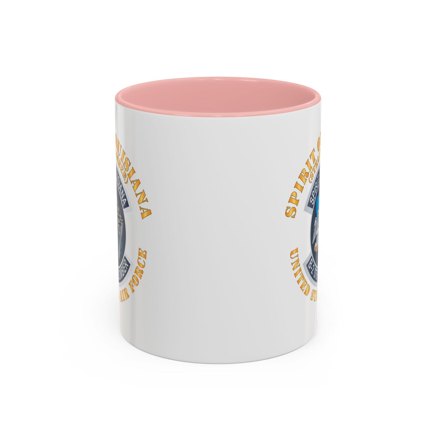 Accent Coffee Mug (11oz & 15oz) - USAF - B2 - Spirit of Louisiana - Stealth Bomber X 300